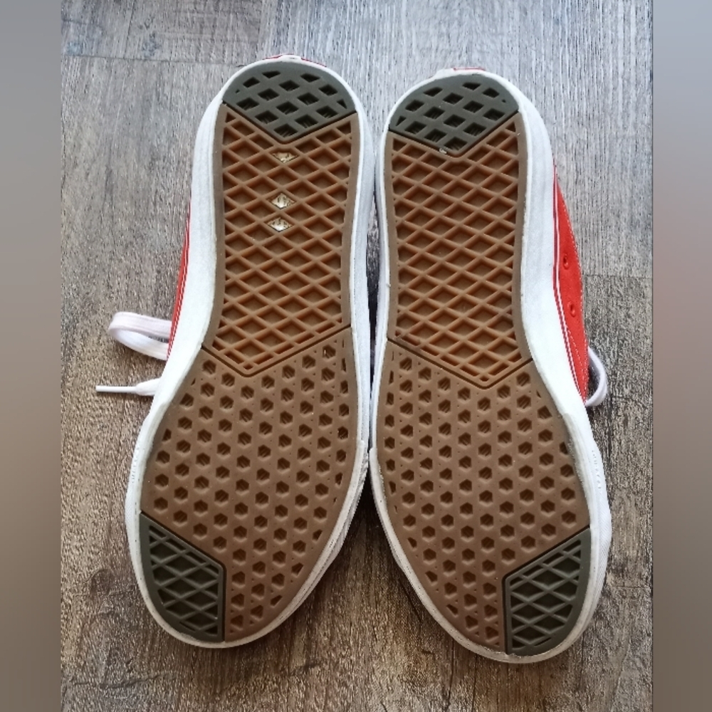 Vans Orange & White Trujillo TNT Advanced Prototype Men's Skate Shoes Size 7.5 - Picture 10 of 10